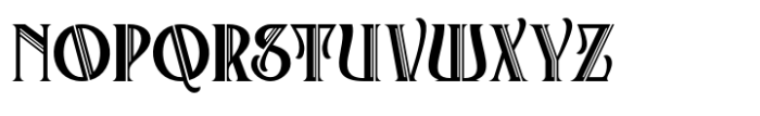 Art Nouveco Font LOWERCASE