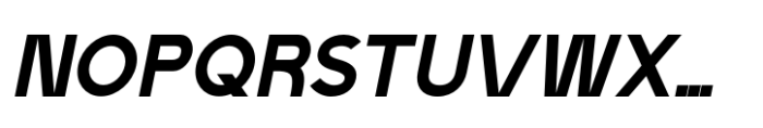 Artavion Bold Oblique Font UPPERCASE