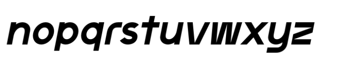 Artavion Bold Oblique Font LOWERCASE