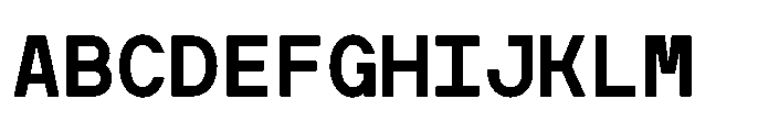 Artavion Mono Bold Font UPPERCASE
