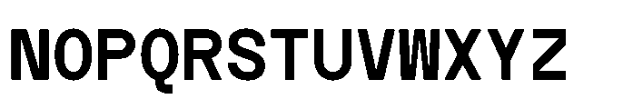 Artavion Mono Bold Font UPPERCASE