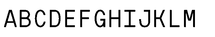 Artavion Mono Light Font UPPERCASE