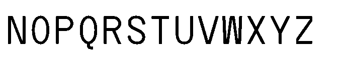 Artavion Mono Light Font UPPERCASE