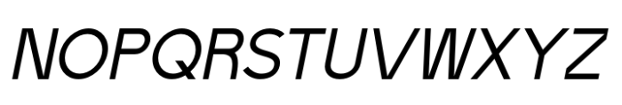 Artavion Oblique Font UPPERCASE