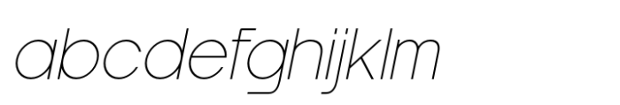 Artavion Thin Oblique FONT