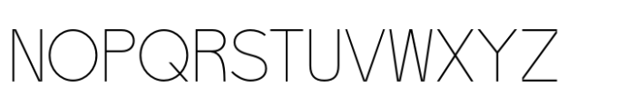 Artavion Thin Font UPPERCASE