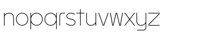 Artavion Thin Font LOWERCASE