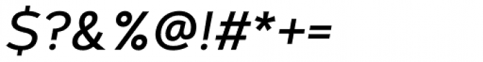 Artegra Sans Alt Medium Italic Font OTHER CHARS