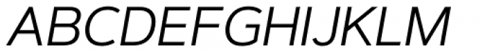Artegra Sans Alt Regular Italic Font UPPERCASE