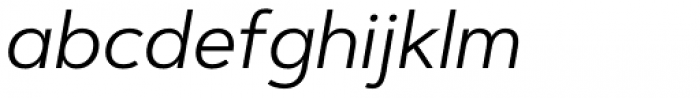 Artegra Sans Alt Regular Italic Font LOWERCASE