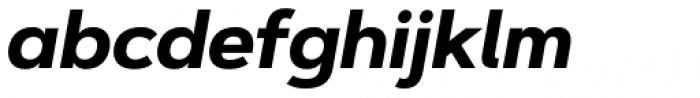 Artegra Sans Bold Italic Font LOWERCASE
