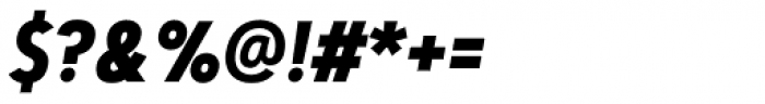 Artegra Sans Condensed Alt Bold Italic Font OTHER CHARS