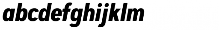 Artegra Sans Condensed Alt Bold Italic Font LOWERCASE