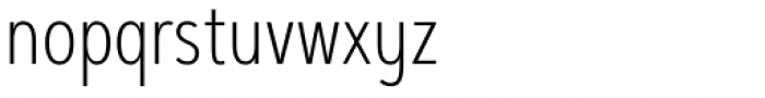 Artegra Sans Condensed Alt ExtraLight Font LOWERCASE
