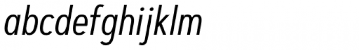 Artegra Sans Condensed Alt Regular Italic Font LOWERCASE