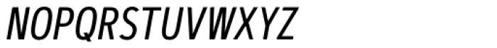 Artegra Sans Condensed SC Regular Italic Font LOWERCASE