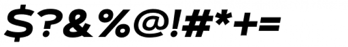 Artegra Sans Extended Alt Bold Italic Font OTHER CHARS