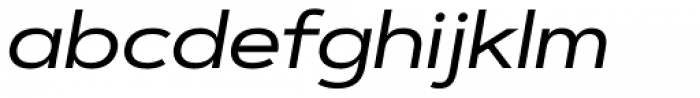 Artegra Sans Extended Alt Medium Italic Font LOWERCASE