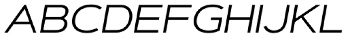 Artegra Sans Extended Alt Regular Italic Font UPPERCASE