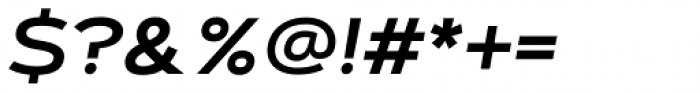 Artegra Sans Extended Alt SemiBold Italic Font OTHER CHARS