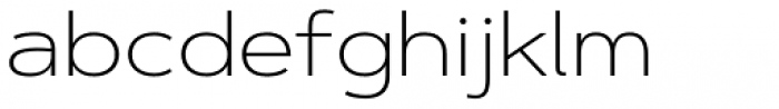 Artegra Sans Extended ExtraLight Font LOWERCASE