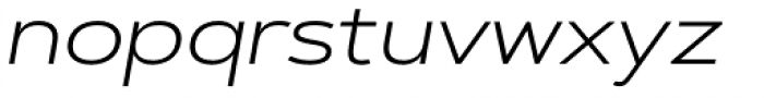 Artegra Sans Extended Light Italic Font LOWERCASE
