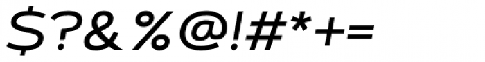 Artegra Sans Extended Medium Italic Font OTHER CHARS