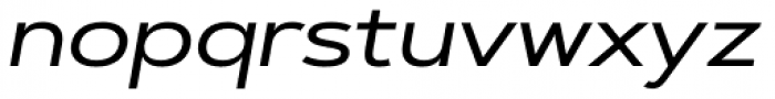 Artegra Sans Extended Medium Italic Font LOWERCASE