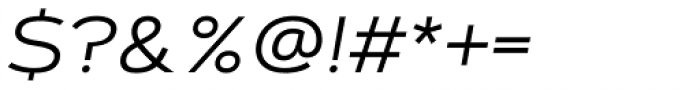 Artegra Sans Extended Regular Italic Font OTHER CHARS