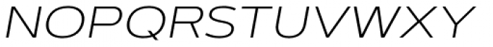 Artegra Sans Extended SC ExtraLight Italic Font LOWERCASE