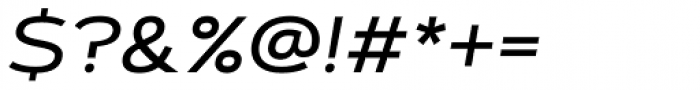 Artegra Sans Extended SC Medium Italic Font OTHER CHARS