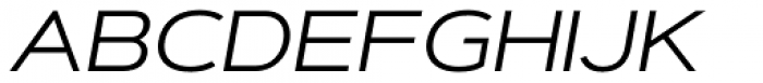 Artegra Sans Extended SC Regular Italic Font UPPERCASE