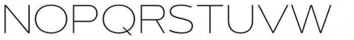 Artegra Sans Extended Thin Font UPPERCASE