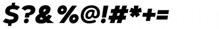 Artegra Sans ExtraBold Italic Font OTHER CHARS