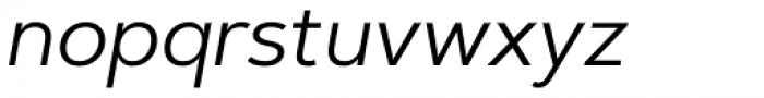 Artegra Sans Regular Italic Font LOWERCASE