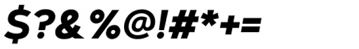 Artegra Sans SC Bold Italic Font OTHER CHARS