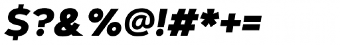 Artegra Sans SC ExtraBold Italic Font OTHER CHARS