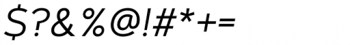 Artegra Sans SC Regular Italic Font OTHER CHARS
