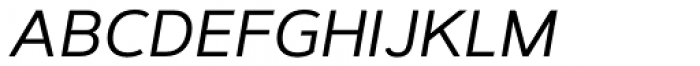 Artegra Sans SC Regular Italic Font LOWERCASE