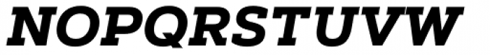 Artegra Slab Bold Italic Font UPPERCASE