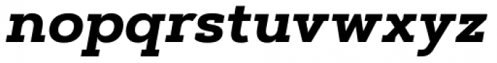 Artegra Slab Bold Italic Font LOWERCASE
