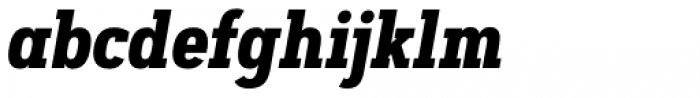Artegra Slab Condensed Bold Italic Font LOWERCASE