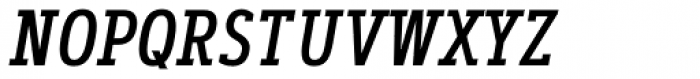Artegra Slab Condensed Medium Italic Font UPPERCASE