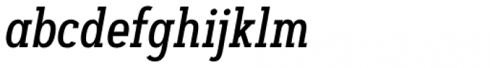 Artegra Slab Condensed Medium Italic Font LOWERCASE