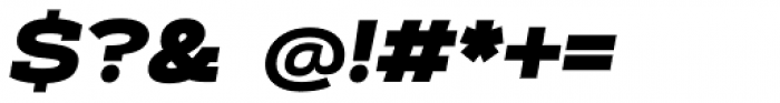 Artegra Slab Extended Black Italic Font OTHER CHARS