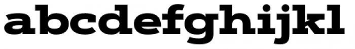 Artegra Slab Extended Black Font LOWERCASE