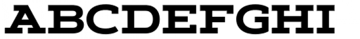 Artegra Slab Extended Bold Font UPPERCASE