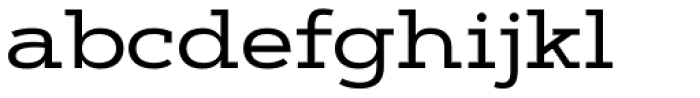 Artegra Slab Extended Medium Font LOWERCASE
