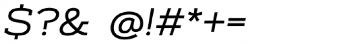 Artegra Slab Extended Regular Italic Font OTHER CHARS