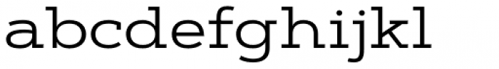 Artegra Slab Extended Regular Font LOWERCASE